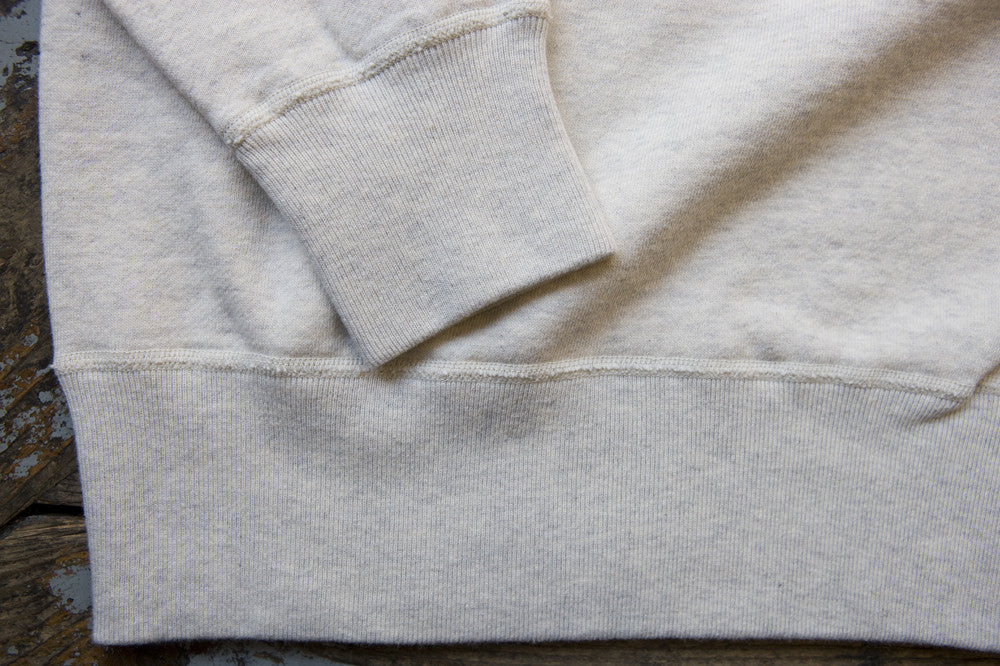 Buzz Rickson Oatmeal Single-V Needle Sweatshirt - Image 4